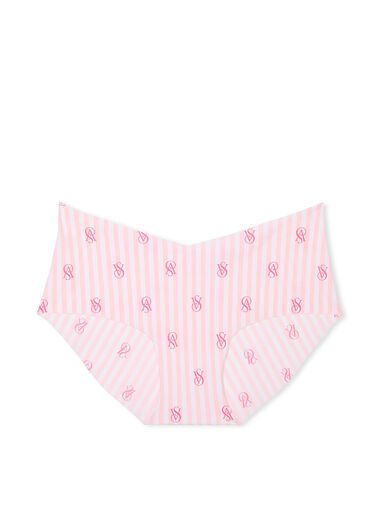 Culotte Haute Invisible, Vs White/Pretty Blossom Vs Lockup On Stripe, large
