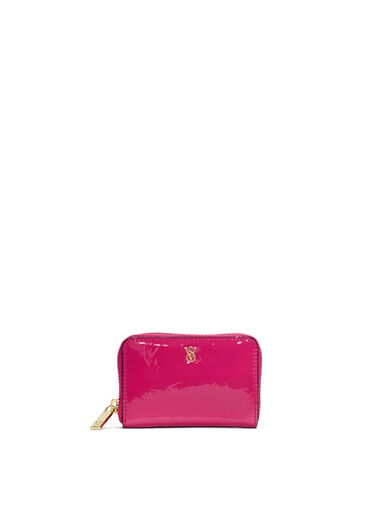 Small Wallet With Zip, Luscious Rose, large