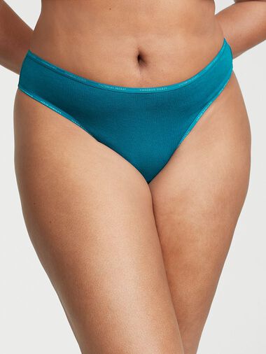 String En Coton Avec Mini Logo, Evening Tide, large