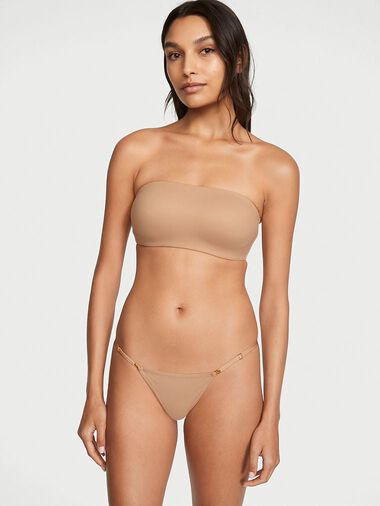 String Avec Lanières Réglables, Praline, large