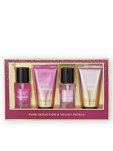 Le Plus Beau Coffret De Brumes Parfumées Et De Laits Parfumés Corps - Pure Seduction & Velvet Petals, Description, large