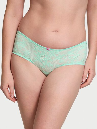 Tease Lace Cheeky Panty, Waterfall & New Peony, large