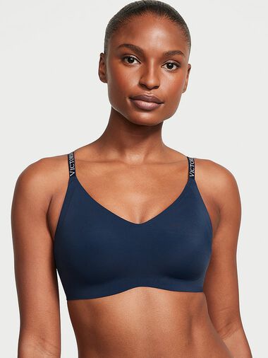 Soutien-gorge T-shirt Confort Légèrement Doublé, Noir Navy, large