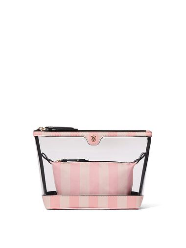 Trousse De Maquillage 2 Pièces, Iconic Stripe, large