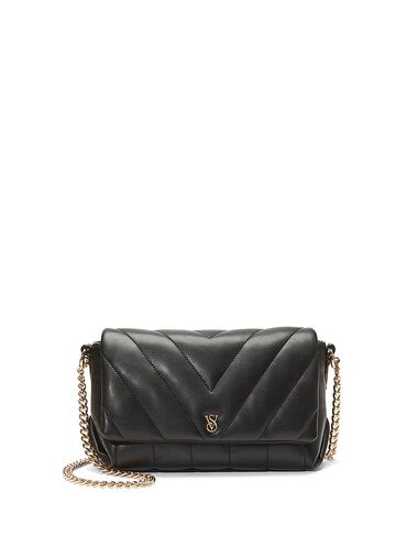 Sac À Bandoulière Format Moyen, Black, large