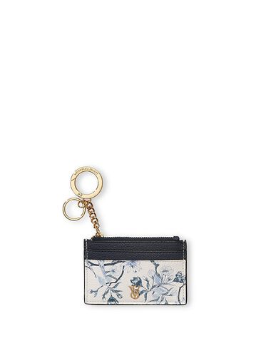 Porte-cartes Porte-clés, Blue Floral, large