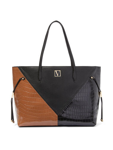 Sac Porté Épaule Victoria Carryall, Croc Colorblock, large