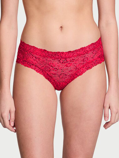 Culotte En Dentelle, Hottie Pink Palms, large