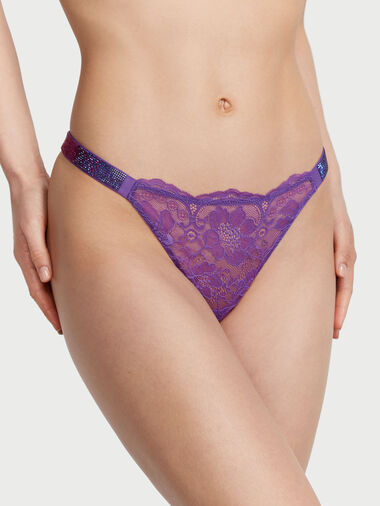 String En Dentelle À Lanières Brillantes, Violetta, large