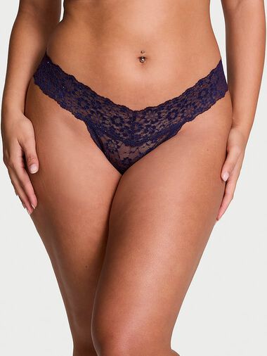 String En Dentelle Posey À Sequins, Amethyst, large