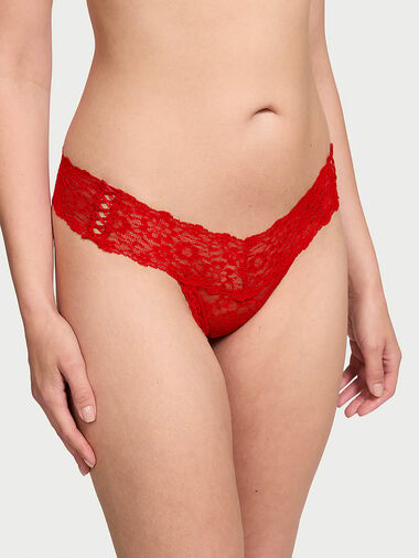 String En Dentelle Avec Laçage, Lipstick, large