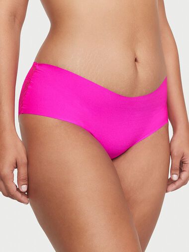 Lace-back No-show Hiphugger Panty, Bali Orchid, large