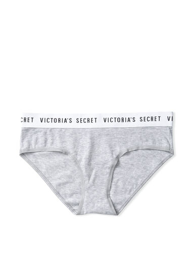 Culotte Haute En Coton Stretch À Logo, Description, large