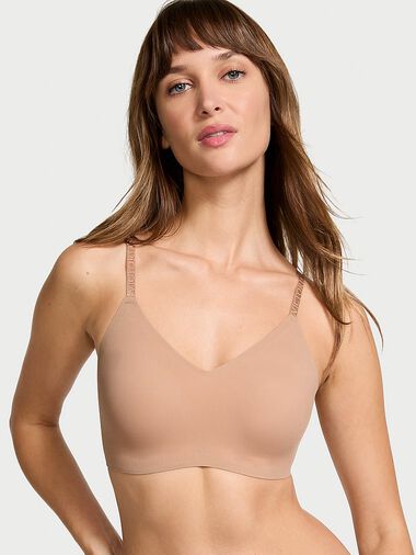 Soutien-gorge Confort Sans Armatures Légèrement Ampliforme, Praline, large