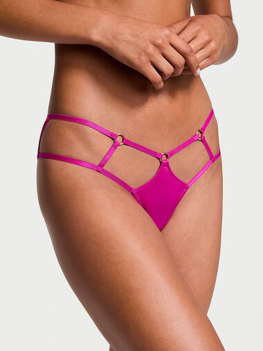 Culotte Avec Lanières Et Détails En Métal, Outrageous Pink, large