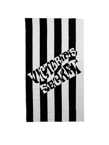 Vs Striped Towel, Striped, large