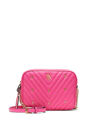 Camera Bag À Bandoulière, Pink Stud, large