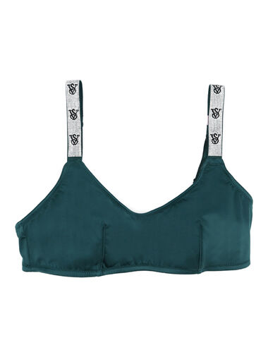 Micro Scoop Bralette, Green, large