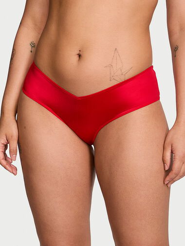 Culotte Échancrée Avec Lanières Postérieures, Lipstick, large