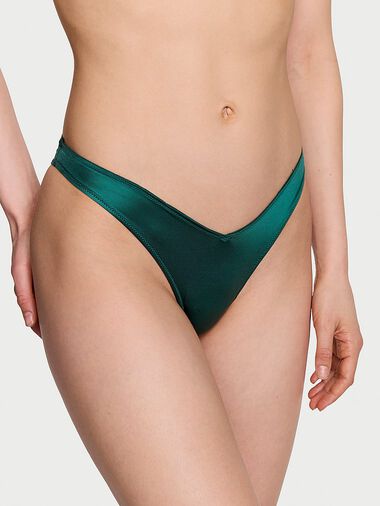 String Échancré Avec Lanières Postérieures, Mystique Green, large