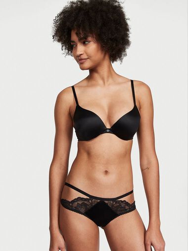Culotte En Dentelle Avec Lanières, Description, large