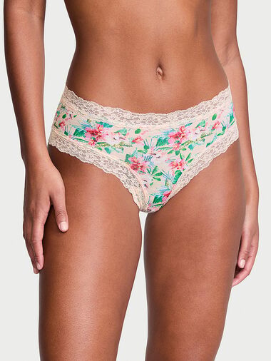 Culotte En Coton Et Dentelle, Vivid Tropical, large