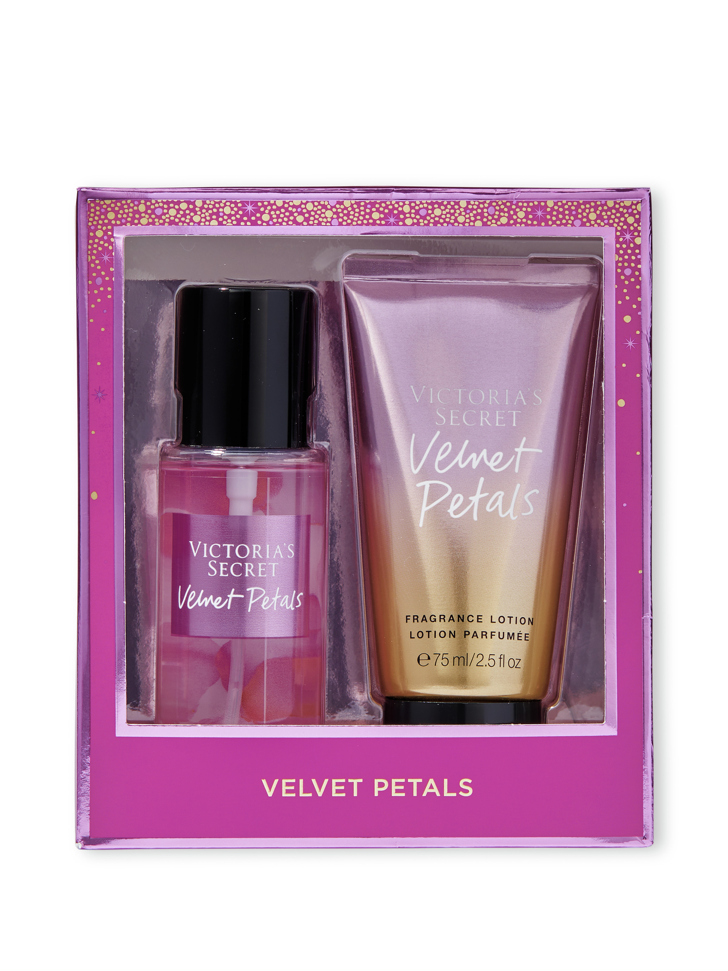 Velvet Petals Duo Mini Brume Parfumée Et Mini Lait Parfumé Corps, Description, large