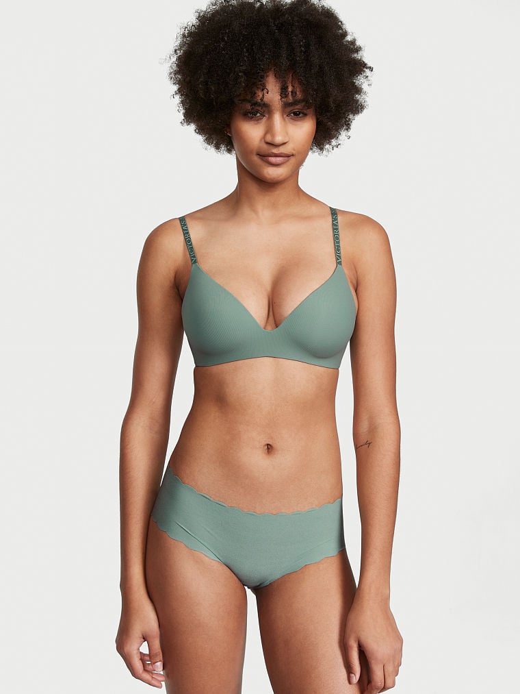 Culotte Haute Festonnée Invisible, Seasalt Green, large