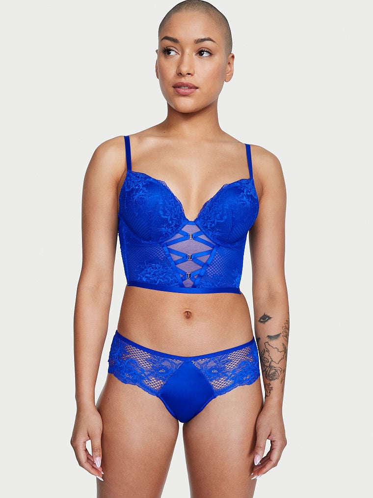 Culotte Bordée De Dentelle, Blue Oar, large