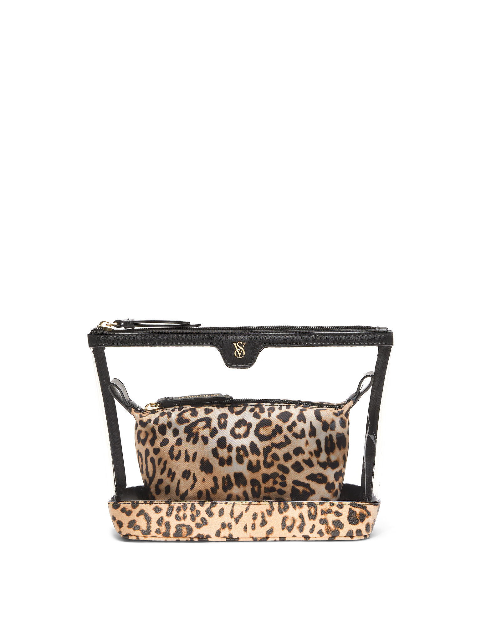 Trousse De Maquillage 2 Pièces, LEOPARD, large