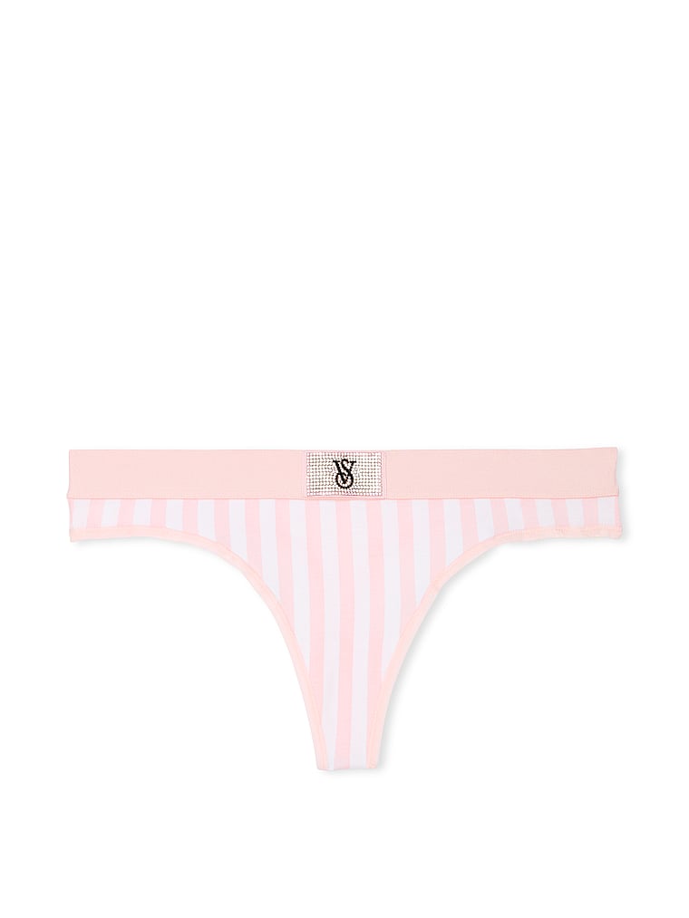 String En Coton Avec Patch Brillant Motif Logo, Pretty Blossom Stripes, large