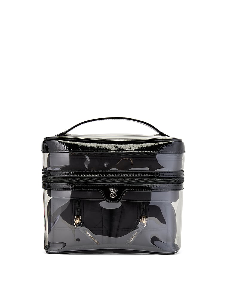 Trousse De Maquillage 4 Pièces, Black V-Quilt, large