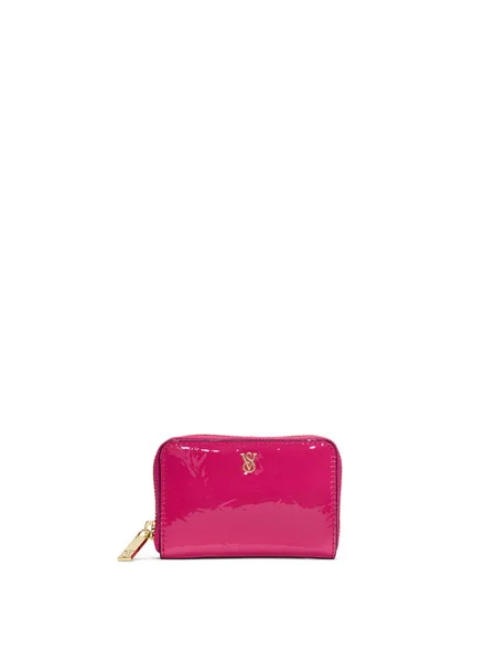 Small Wallet With Zip, Luscious Rose, large