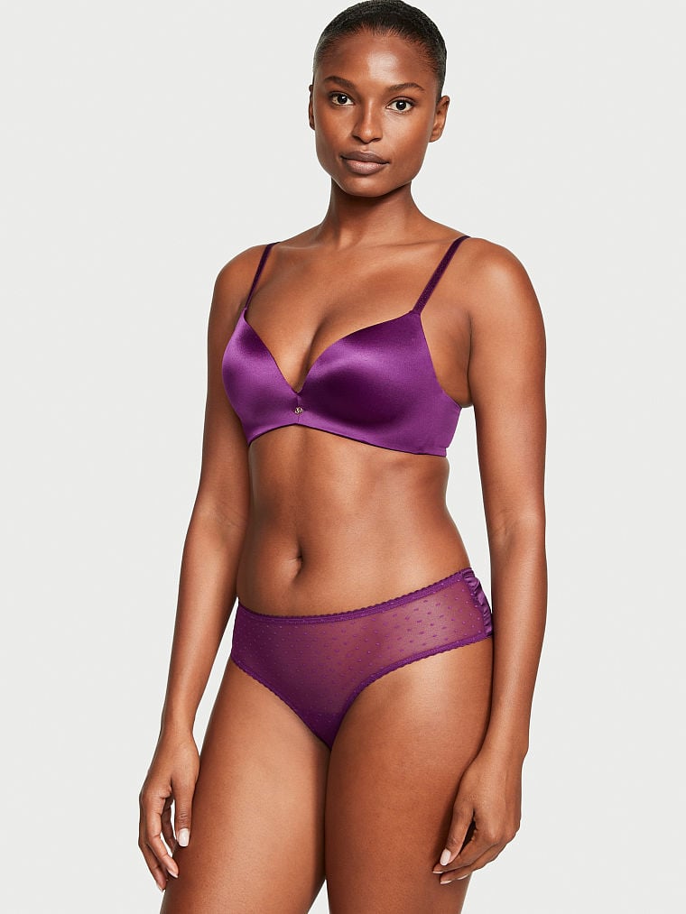 Culotte Sexy Avec Entrelacs Et Nœud À L’arrière, Grape Soda, large