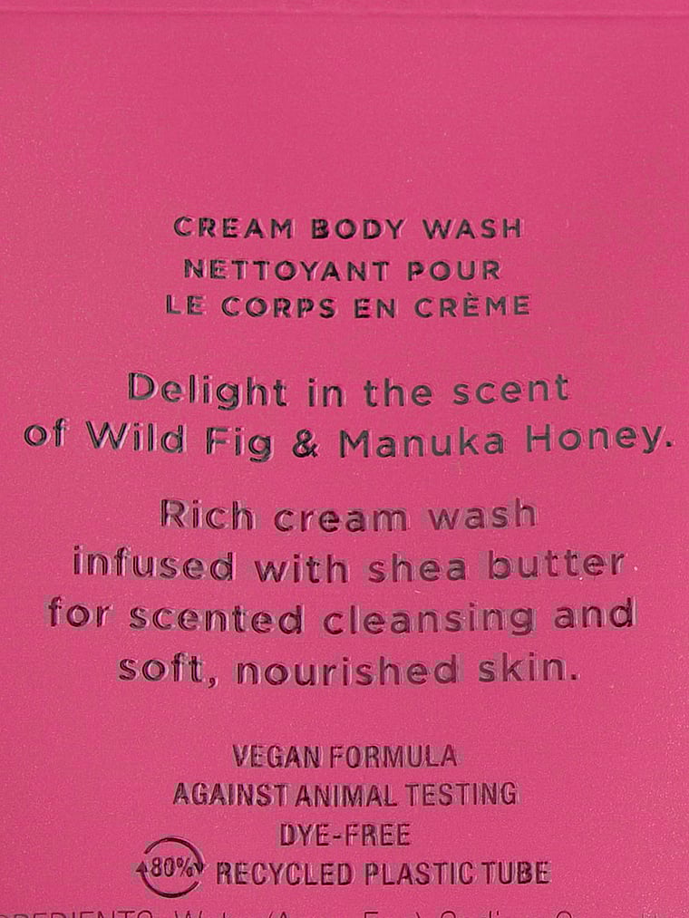 Wild Fig & Manuka Honey Natural Beauty Crème Nettoyante Hydratante Pour Le Corps, Wild Fig & Manuka Honey, large