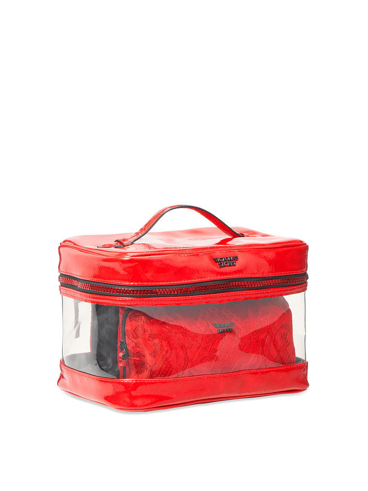 Superbe Trousse Rouge Pour Le Week-end, Red, large