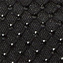 Black Rhinestone Mesh