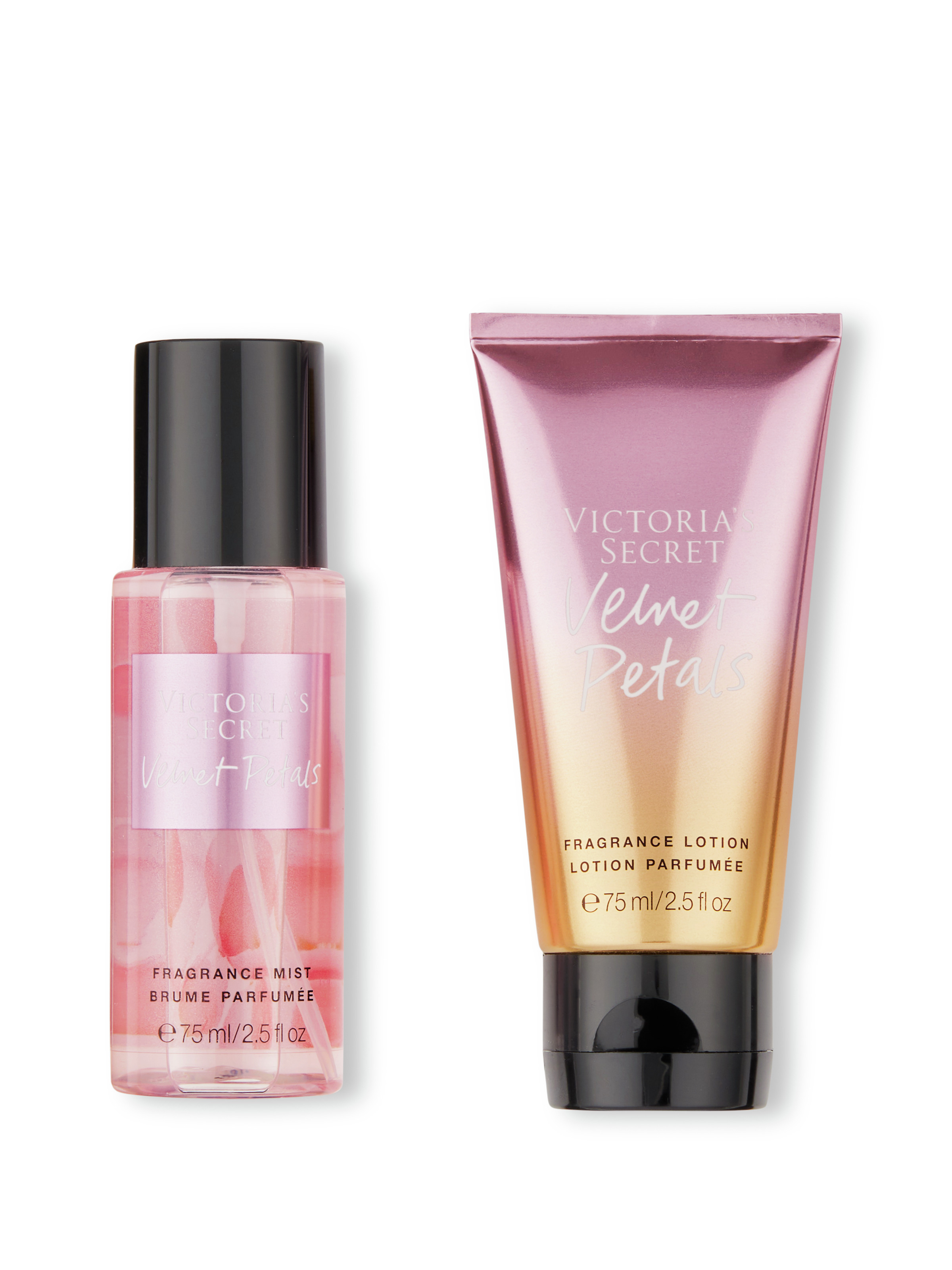 Velvet Petals Coffret Cadeau Duo : Mini Brume Parfumée Et Mini Lait Corps Parfumé, Description, large
