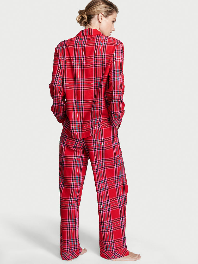 Ensemble Pyjama Long En Flanelle, Description, large