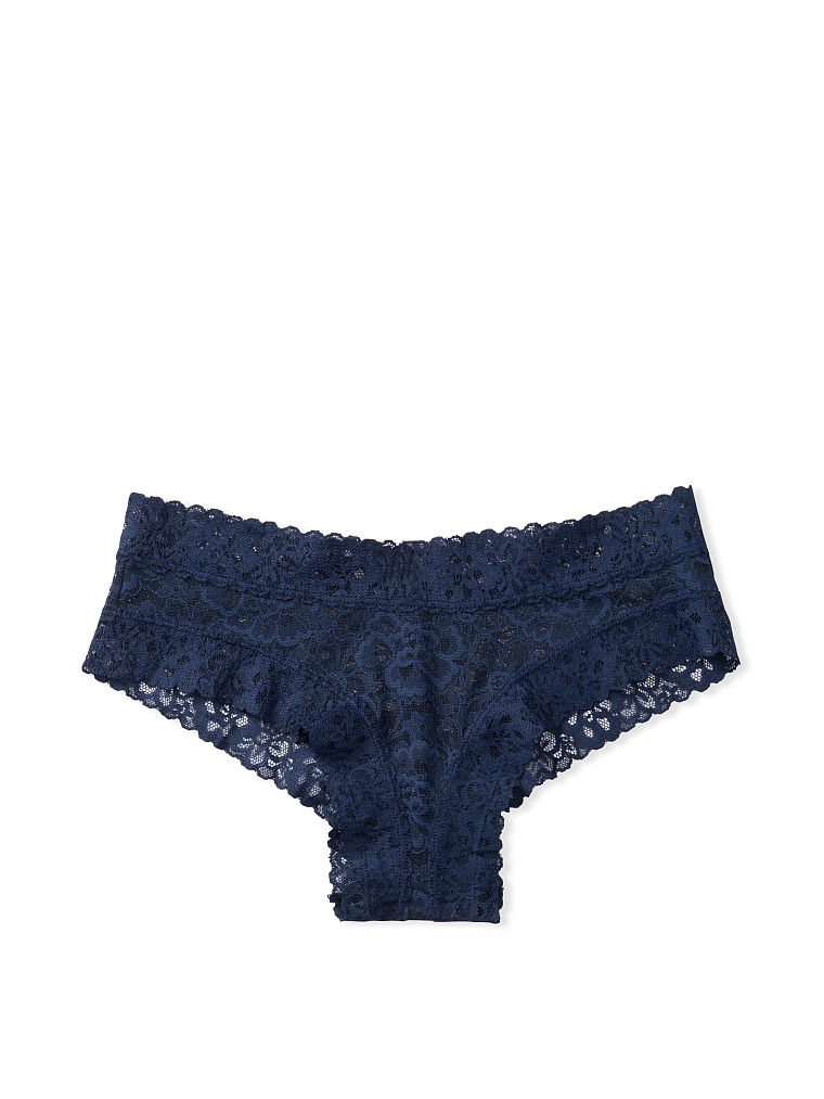 Culotte En Dentelle, Noir Navy, large