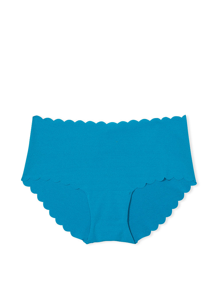 Culotte Haute Festonnée Invisible, High Dive Blue, large