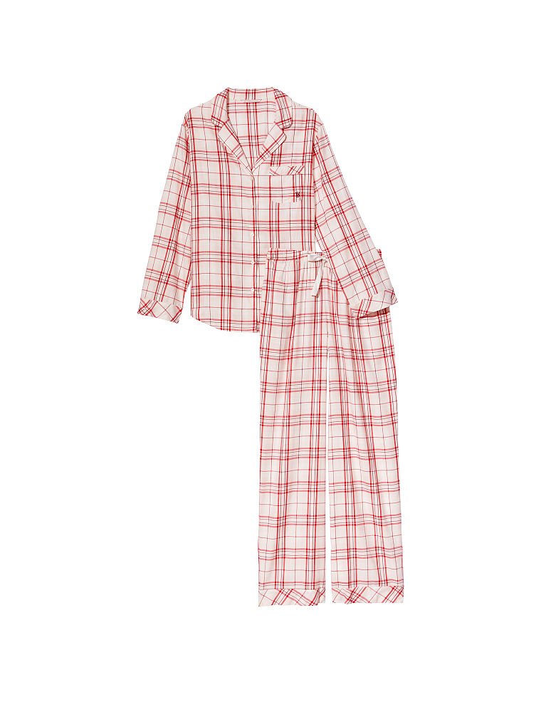 Ensemble Pyjama Long En Flanelle, Description, large