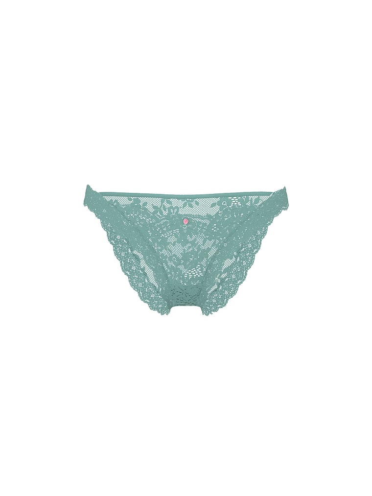 Lace Bikini Panty, Arctic Green, large