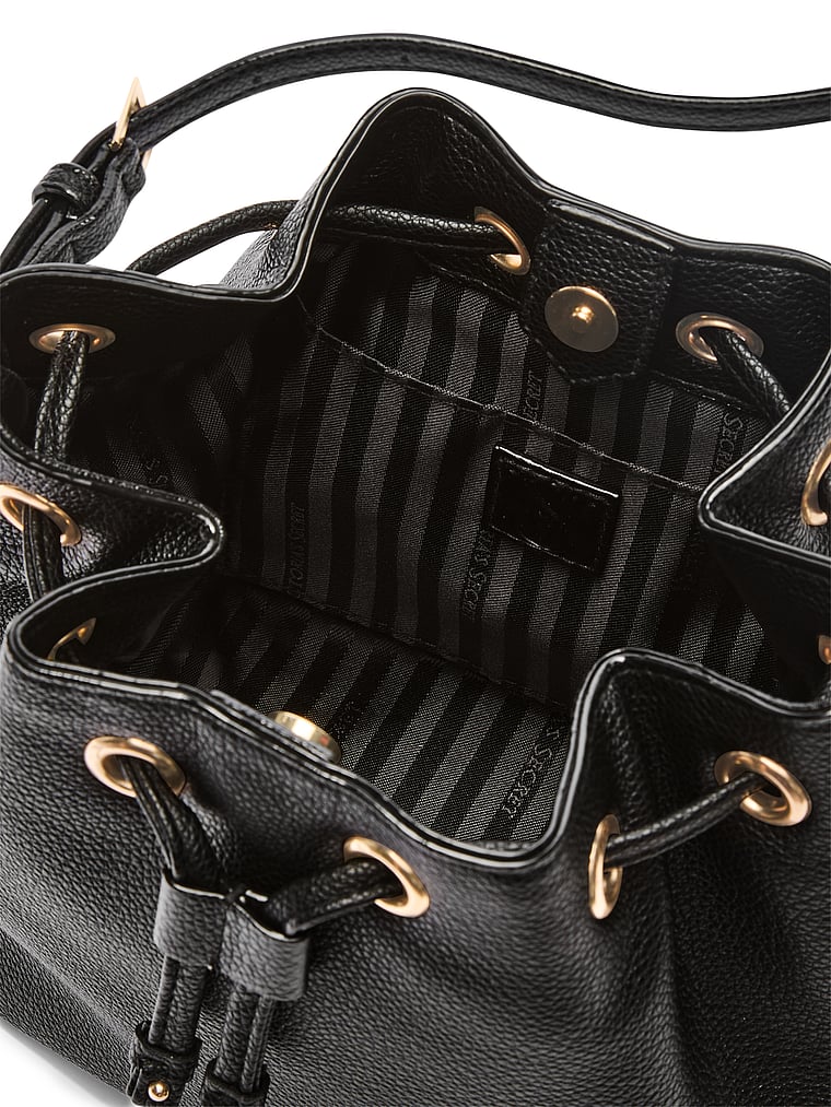 Mini Sac Seau, Black, large