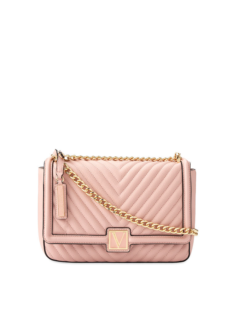 Sac Porté Épaule Format Moyen Victoria, Orchid Blush, large