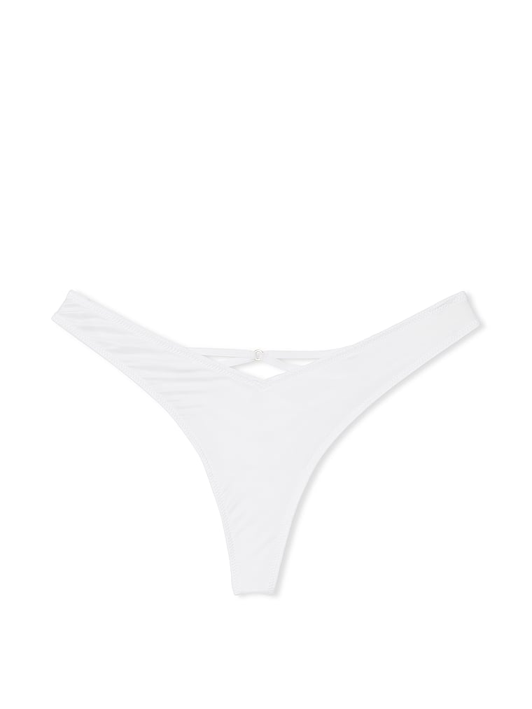 String Échancré Avec Lanières Postérieures, Vs White, large
