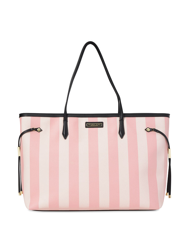 Sac Porté Épaule Victoria, Signature Stripe, large