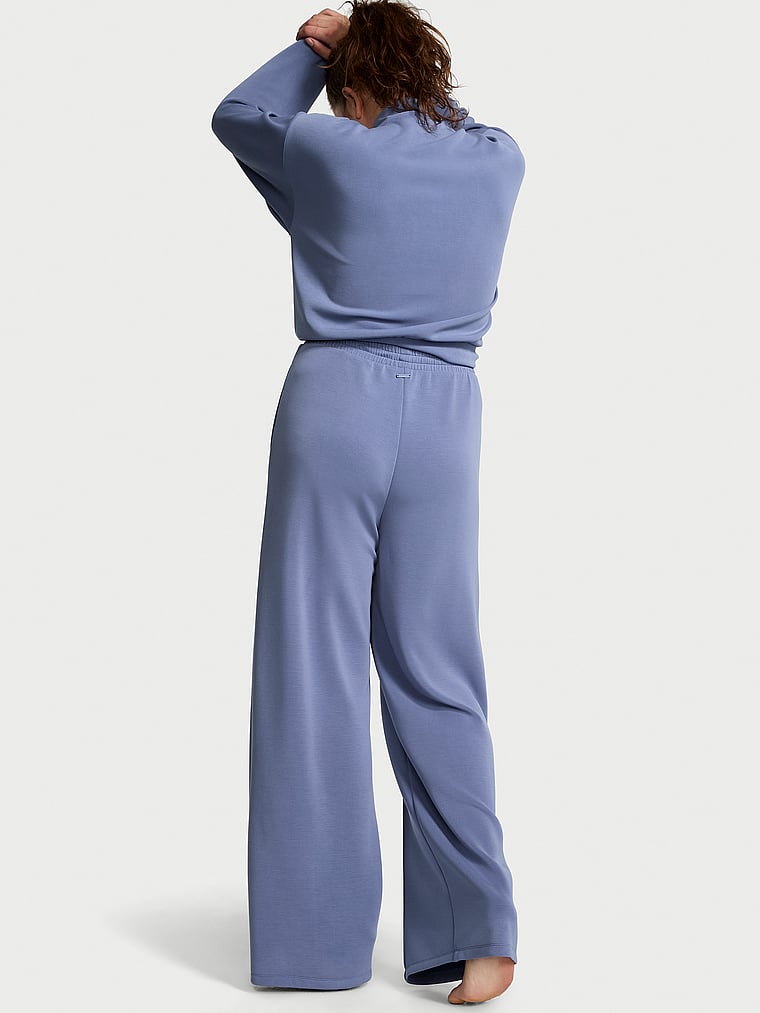 Sandwash Wide-leg Pants, Velvet Morning Blue, large