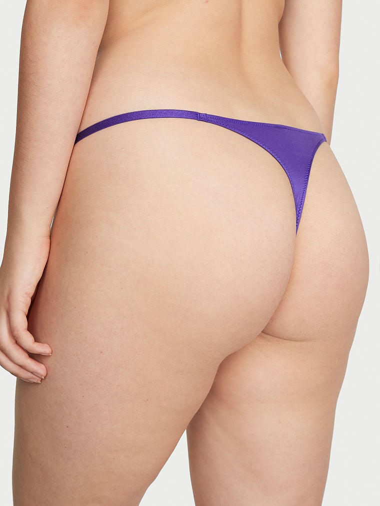 String En Dentelle Icon By Victoria's Secret Avec Lanières Réglables, Purple Shock, large