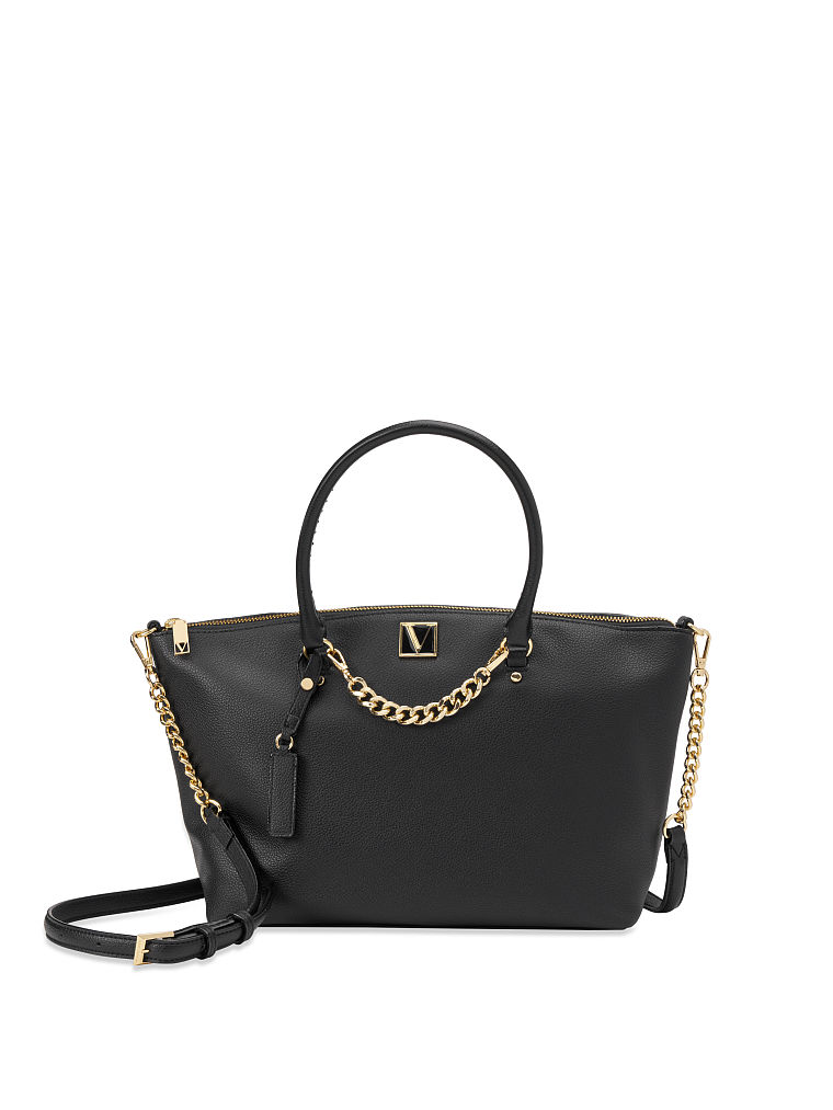 Sac Cabas Souple Victoria, Black Lily, large